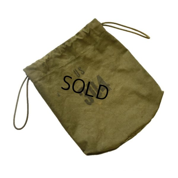 画像4: 60's【ビンテージ】【U.S.ARMY】【US304】【巾着バッグ】 【コットンバッグ】【ポーチ】 