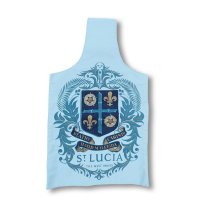 USA製【ビンテージ】【水色】【St.Lucia】ワンショルダー【トートバッグ】 