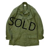 60's【ビンテージ】【米軍実物】【ノンリップ】【ジャングルファティーグシャツ】【ファティーグジャケット】【S-R】 