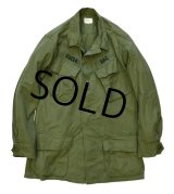 60's【ビンテージ】【米軍実物】【ノンリップ】【ジャングルファティーグシャツ】【ファティーグジャケット】【S-R】 