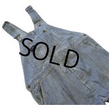 60's【ビンテージ】【オシュコシュ】ヒッコリーストライプ【オーバーオール】 