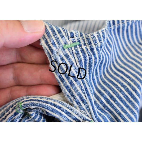 画像4: 60's【ビンテージ】【オシュコシュ】ヒッコリーストライプ【オーバーオール】 