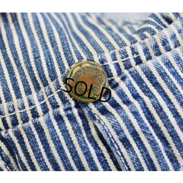 画像5: 60's【ビンテージ】【オシュコシュ】ヒッコリーストライプ【オーバーオール】 