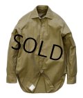 60's 【ビンテージ】【フランス軍】【フレンチアーミー】【カーキシャツ】 