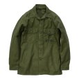 画像1: 【70's】【米軍実物】【ビンテージ】【USMC】【OG107】【ユーティリティシャツ】【15 1/2-33】<br> (1)