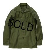 【70's】【米軍実物】【ビンテージ】【USMC】【OG107】【ユーティリティシャツ】【15 1/2-33】 