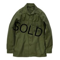 【70's】【米軍実物】【ビンテージ】【USMC】【OG107】【ユーティリティシャツ】【15 1/2-33】 