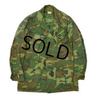【ビンテージ】【60's】USMC【米軍実物】ERDL【ＥＲＤＬ】ジャングルファティーグシャツ【Ｓ-Ｒ】ファティーグジャケット 