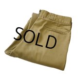 USA製【ビンテージ】【ディッキーズ】【Dickeis】【ベージュ】【ワークパンツ】【36ｘ30】 