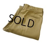 USA製【ビンテージ】【ディッキーズ】【Dickeis】【ベージュ】【ワークパンツ】【36ｘ30】 