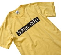 【ビンテージ】【黄】【Sage.edu】【Ｔシャツ】【サイズＭ】 