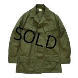 60's【ビンテージ】【米軍実物】リップストップ 4th【ジャングルファティーグシャツ】【ファティーグジャケット】【Ｓ-Ｒ】 