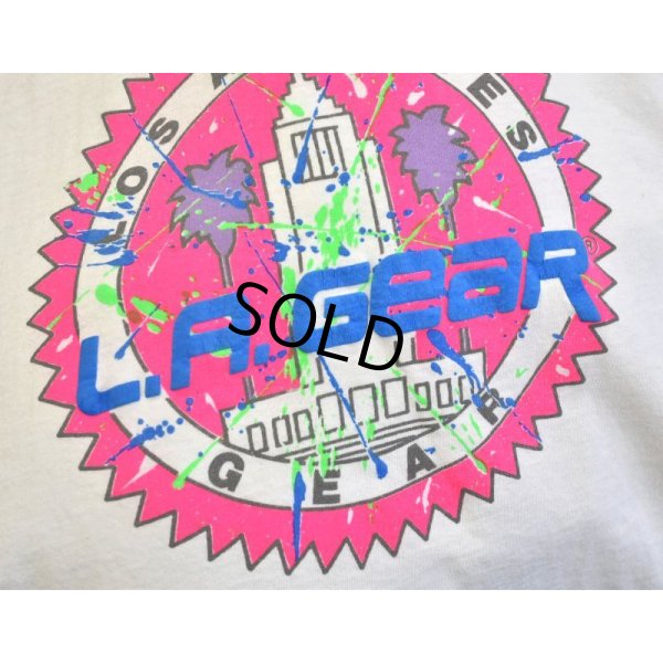 画像2: 90's【ビンテージ】USA製【LA.GEAR】ＬＡギア【クロップド Tシャツ】レディース古着 