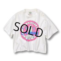 90's【ビンテージ】USA製【LA.GEAR】ＬＡギア【クロップド Tシャツ】レディース古着 