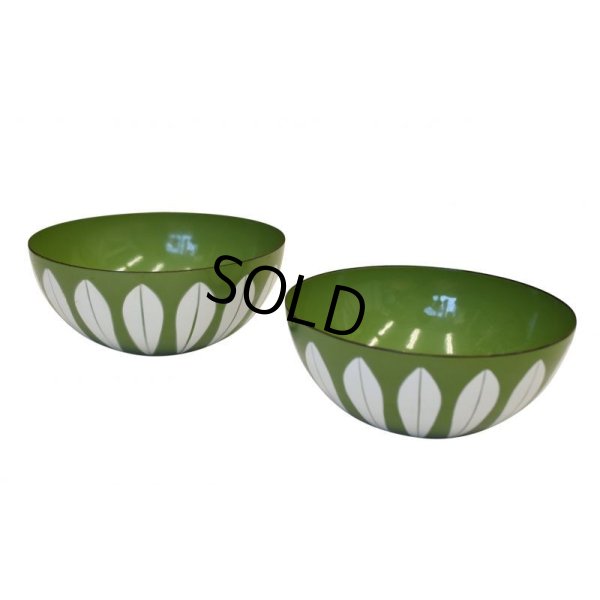 画像6: 【北欧】【キャサリンホルム】【ロータス】【ホーロー】【エナメルボウル】【緑×白】【18cm】