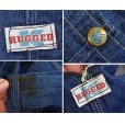 画像3: 70's【ビンテージ】【RUGGED】デニム【オーバーオール】<br> (3)