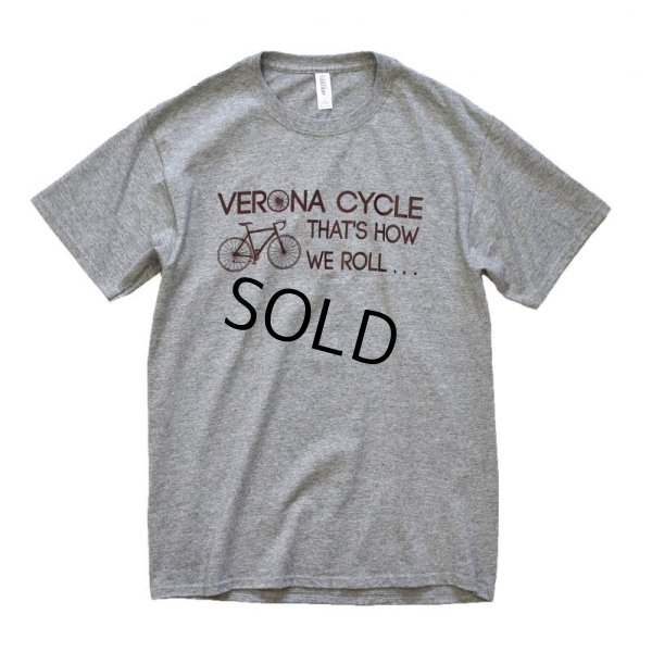 画像4: 【ビンテージ】【VERONA CYCLE】【自転車】 【グレー】 【Ｔシャツ】【サイズＭ】