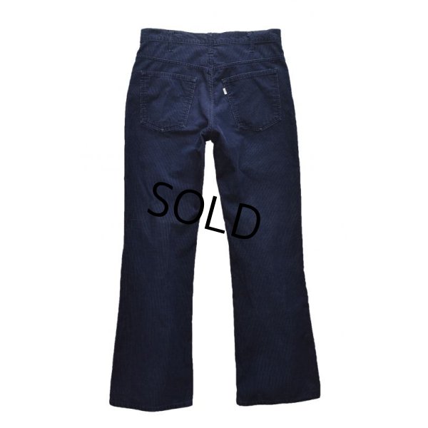 画像3: 【ビンテージ】【USA製】【LEVI'S】【リーバイス６４６】ベルボトム【コーデュロイパンツ】【紺】タロン４２【646-1517】【34×33】 