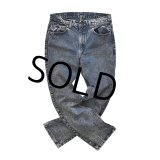 【ビンテージ】【USA製】【LEVI'S】ケミカルウォッシュ【リーバイス５０５】505【デニムパンツ】アシッドデニム【34Ｘ32】 