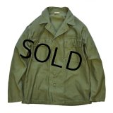 【60's】【米軍実物】【ビンテージ】【U.S.ARMY】【OG107】【ユーティリティシャツ】【サイズＭ】 