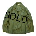 【60's】【米軍実物】【ビンテージ】【U.S.ARMY】【OG107】【ユーティリティシャツ】【サイズＭ】 