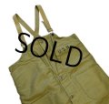 40's【デッドストック】【米軍実物】【U.S.NAVY】【デッキパンツ】【オーバーオール】【サイズＭ】 