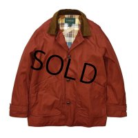 新品未使用!!【Ｊクルー】【J-crew】【エンジ】【襟コーデュロイ】【ジップアップ】【コットンジャケット 】【サイズＭ】 