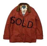 新品未使用!!【Ｊクルー】【J-crew】【エンジ】【襟コーデュロイ】【ジップアップ】【コットンジャケット 】【サイズＭ】 