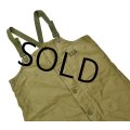 40's【デッドストック】【米軍実物】【U.S.NAVY】【デッキパンツ】【オーバーオール】【サイズＭ】 