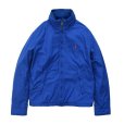 画像1: 【ポロラルフローレン】【青】【裏フリース】【フード収納】【ブルゾン】ジップアップジャケット【サイズＭ】<br> (1)
