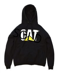 【ビンテージ】【ＣＡＴ】キャタピラ 黒【スウェットパーカー】【サイズＸＬ】 