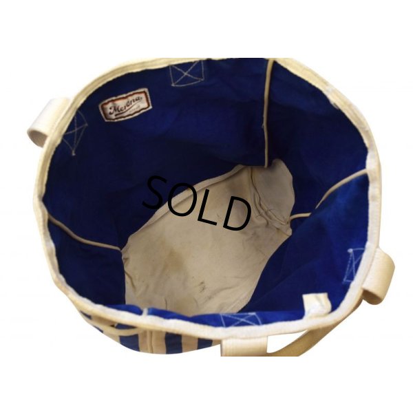 画像6:  【Merona sports】【青×白】【ストライプ】【生成り】【トートバッグ】