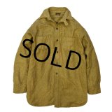 【30's】【ビンテージ】【チンストラップ】【ウールシャツ】 