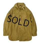 【30's】【ビンテージ】【チンストラップ】【ウールシャツ】 