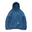 画像4: 【ビンテージ】【カーハート】carhartt【青】ロゴ入り【パーカー】【サイズ 2ＸＬ】<br> (4)