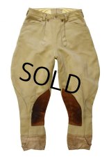 60's【イングランド製】【ビンテージ】【MILLER'S】【レザーパッチ】【ジョッパーズパンツ】【W３１程度】 