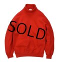 【ビンテージ】【オールドギャップ】GAP【赤】【無地】【ハイネック】【タートルネック】【スウェット】【サイズＭ】 
