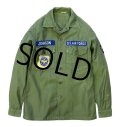 【60's】【米軍実物】【ビンテージ】【USAF】【ユーティリティシャツ】 