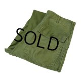 60's【米軍実物】【ビンテージ】【ベイカーパンツ】OG107【平ボタン】【ユーティリティパンツ】【32×35】 