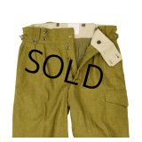 【50's】【ビンテージ】オーストラリア軍【ウールトラウザーズ】【ウールパンツ】【グルカパンツ】【サイズ13】【W34程度】 