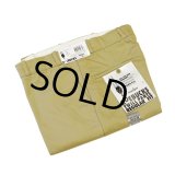 USA製【デッドストック】【ビンテージ】【SEARS】【シアーズ】【ローバック】ベージュ【ワークパンツ】【34Ｘ32】 