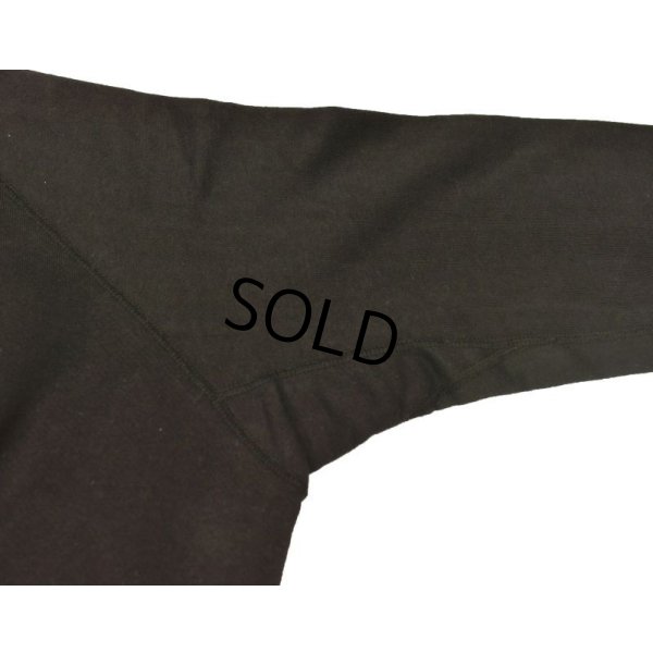 画像4: ほぼ未使用!!【ビンテージ】【黒】【無地】【脇ガゼット】【スウェット】【サイズM程度】