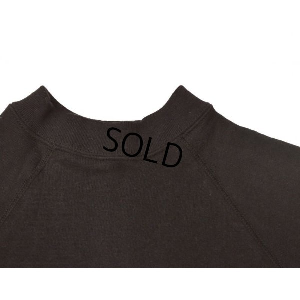 画像8: ほぼ未使用!!【ビンテージ】【黒】【無地】【脇ガゼット】【スウェット】【サイズM程度】