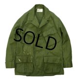 【ビンテージ】【70's】【米軍実物】リップストップ【ジャングルファティーグシャツ】【ファティーグジャケット】【Ｓ－Ｓ】 