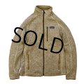 【パタゴニア】patagonia  【フルジップ】【ベージュしもふり】【ベターセーター】【サイズＭ程度】 