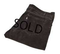 大きめサイズ！ USA製★LEVI'S【リーバイス】【519】【黒・ブラック】【コーデュロイパンツ】519-1558【40X30】 