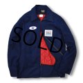 ほぼ未使用!!【80's】【USA製】【ビンテージ】【Unitog】紺【キルティングライナー付き】【ワークジャケット】【サイズ３８Ｒ】  