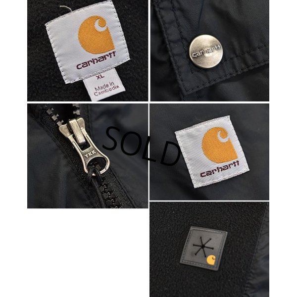 画像2: 【カーハート】【carhartt】黒【ジップアップ】【ナイロンパーカー】【サイズＸＬ】 