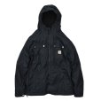 画像1: 【カーハート】【carhartt】黒【ジップアップ】【ナイロンパーカー】【サイズＸＬ】<br> (1)