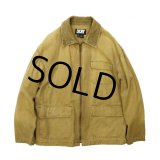  【ビンテージ】【DKNY】カーキ【ジップアップ】【コットンジャケット】【サイズＳ】 